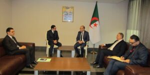 سفيان شايب يستقبل سفير الجمهورية التونسية بالجزائر