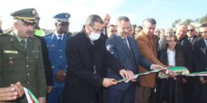 رخروخ يشرف على وضع حيز الخدمة لشطر بطول 14 كلم من منفذ الطريق السيار جن جن ـ العلمة