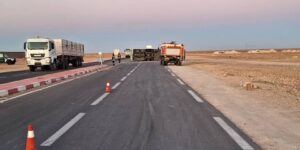 إصابة 12 شخصا في حادث إنقلاب حافلة لنقل المسافرين بالمنيعة