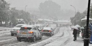 سطيف ترتدي حلة بيضاء بعد تساقط كثيف للثلوج