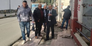 توقيف عملية نزع البلاط بالقصبة للتكفل بالردوم