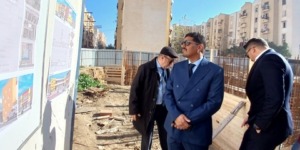 تفقد ورشات الأشغال بالمشاريع التنموية بالحراش