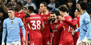 سلوت: الدفاع سر الفوز على مانشستر سيتي