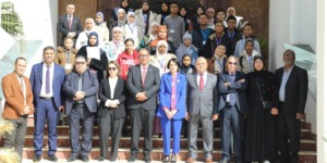 مجموعة من التلاميذ المتفوقين من ولاية توقرت في زيارة الى مقر المحكمة الدستورية