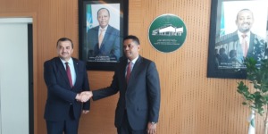 عرقاب يبحث تعزيز الشراكة الاقتصادية مع وزير التجارة والاندماج الإقليمي الإثيوبي