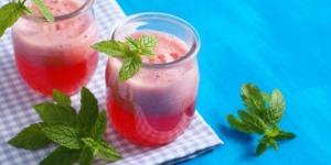 مشروب البطيخ (الدلاع) بالنعناع