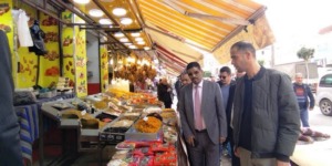 متابعة الحركة التجارية ومدى استجابتها لاحتياجات الصائمين بالحراش