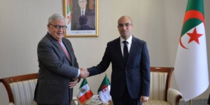 شايب يستقبل سفيري بلجيكا والمكسيك لبحث التعاون المشترك