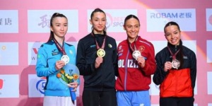 الجزائرية سيليا ويكان تترصع بالذهب