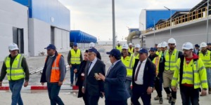 حشيشي يتفقد مصنع تحلية مياه البحر رأس جنات ببومرداس