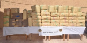 إحباط محاولة إدخال 25 قنطارا من المخدرات عبر حدودنا مع المغرب