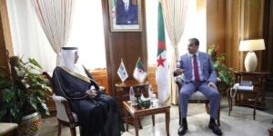 عرقاب يبحث مع رئيس مجموعة البنك الإسلامي للتنمية سبل تعزيز التعاون