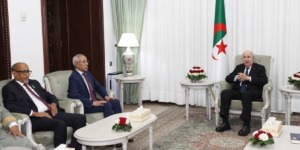 رئيس الجمهورية يستقبل وزير الدفاع الوطني وشؤون المتقاعدين وأولاد الشهداء الموريتاني