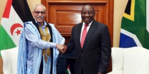 رئيس الجمهورية الصحراوية يهنئ نظيره الجنوب افريقي