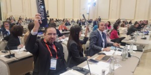 الوفد البرلماني الجزائري يبرز التزام بلادنا بالقضية الفلسطينية ومبادئ عدم الانحياز