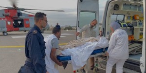 إجلاء صحي لـ 3 مسافرين بريطانيين شمال رأس ماتيفو بالجزائر العاصمة