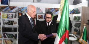 قيس سعيد يعبر عن تقديره الكبير للجزائر وإعجابه  برموزها الفكرية والثقافية