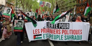 مسيرة الحرية تواصل مسارها في بيزييه دعما للمعتقلين السياسيين الصحراويين في سجون المغرب