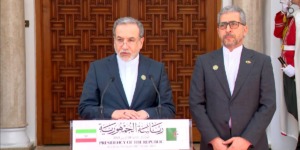 وزير الخارجية الإيراني يؤكد: إيران تثمن عاليا المواقف الشجاعة للجزائر في دعم الشعب الفلسطيني بمجلس الأمن