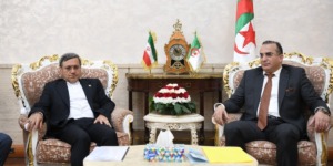 تطابق وجهات النظر بين الجزائر وإيران حول القضية الفلسطينية والصحراوية