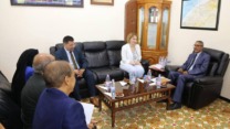 ابتسام حملاوي تبحث مع سفير الجمهورية الصحراوية آليات دعم المجتمع المدني للقضية