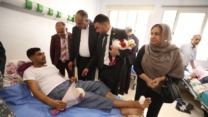 وفد برلماني من مجلس الأمة يقف على ظروف التكفل بالمصابين بمستشفى زميرلي