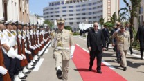 رئيس الجمهورية يصل إلى النادي الوطني للجيش للإشراف على مراسم الاحتفال باليوم الوطني للجيش الوطني الشعبي 