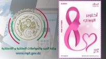 وزارة البريد تصدر طابعا خاصا ب”أكتوبر الوردي”، تضامنا مع النساء في معركتهن ضد سرطان الثدي